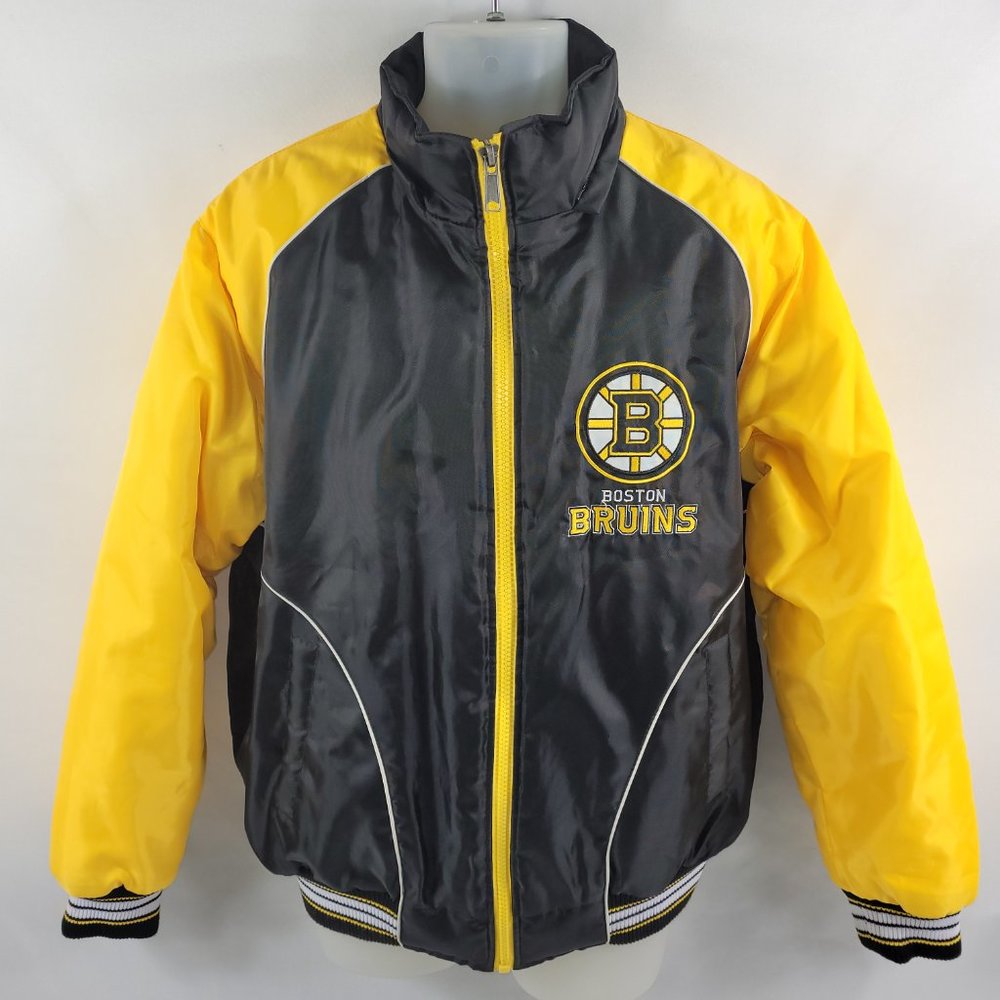 NHL Boston Bruins Hockey Vintage Carl Banks Winter Jacket Men's Medium